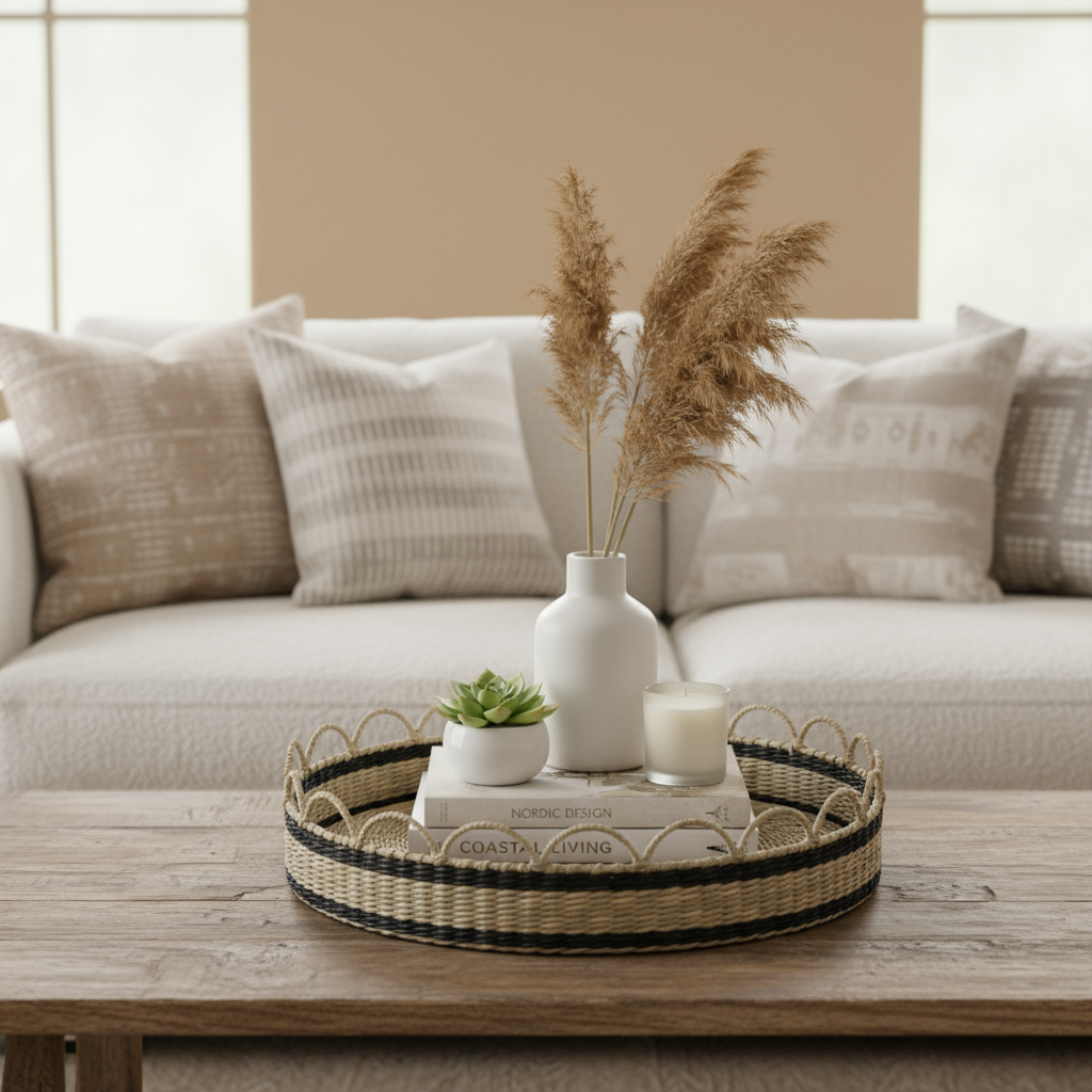 Plateau naturel tressé