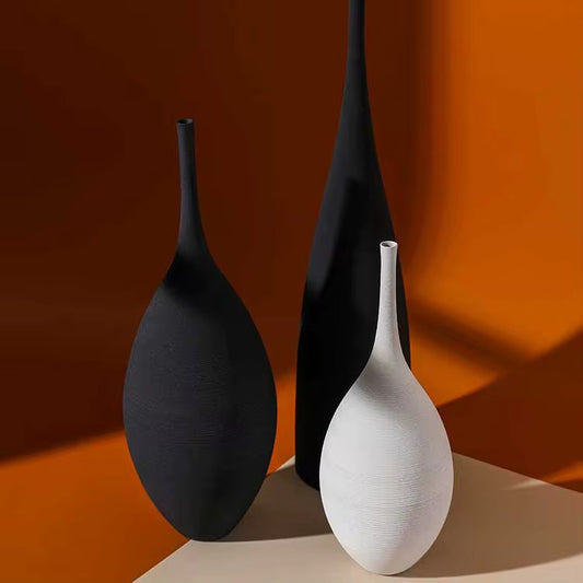 Vases silhouettes brossés