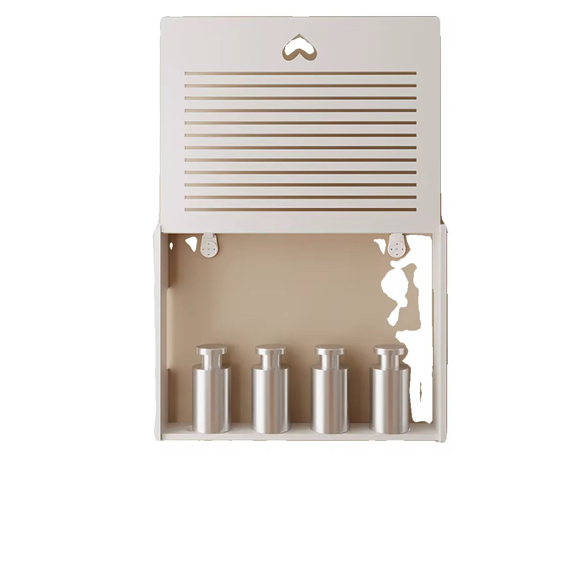 Boîte murale cache-box Wi-Fi – modèle design ajouré