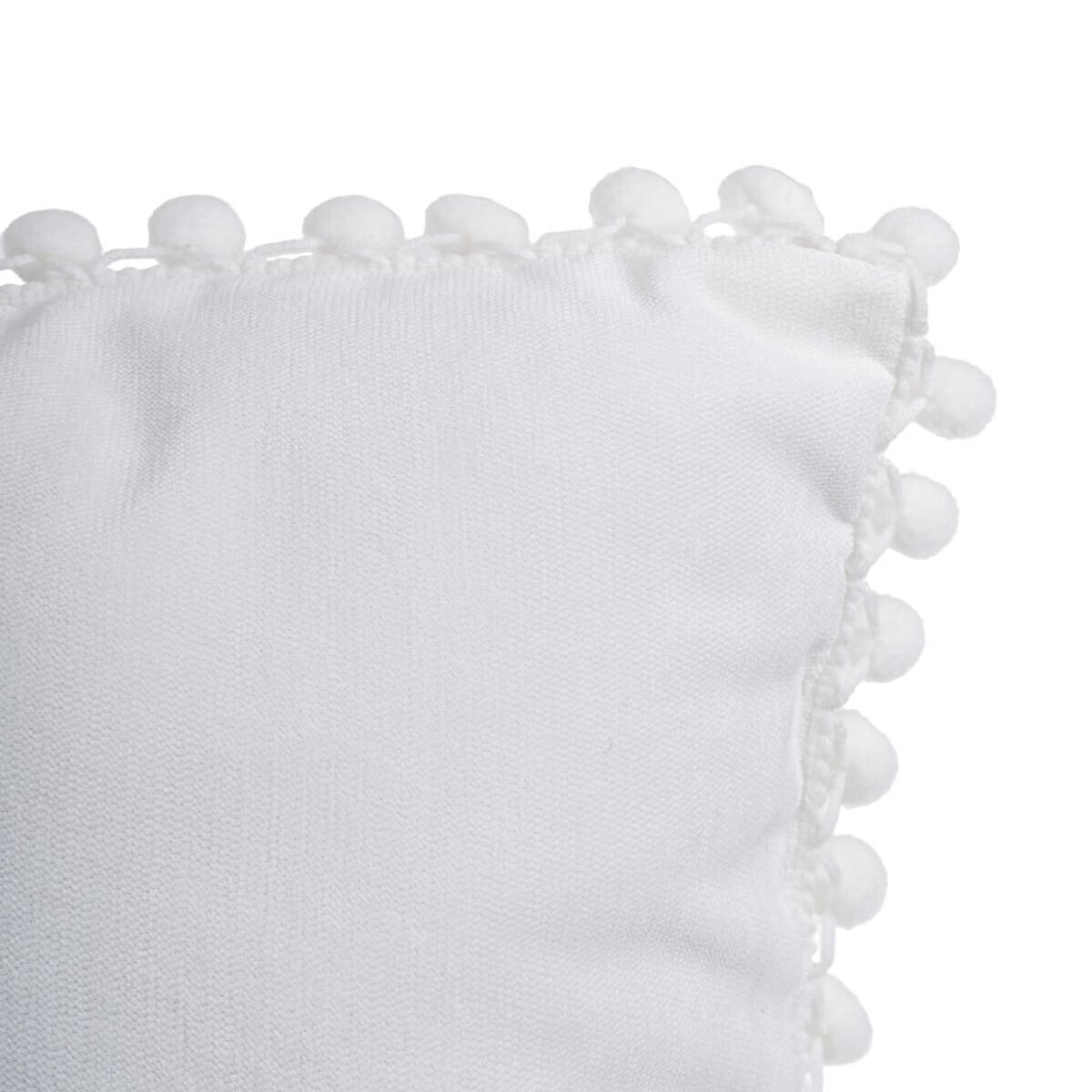 Coussin pompon 40x40cm