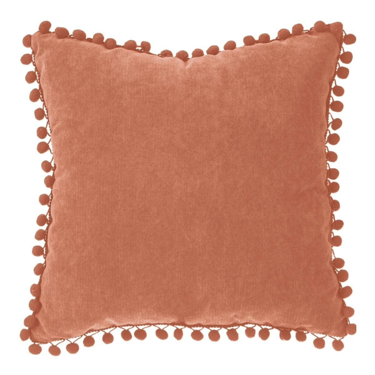 Coussin pompon 40x40cm