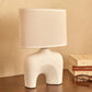 Lampe à poser Gaby blanche H31,5 cm