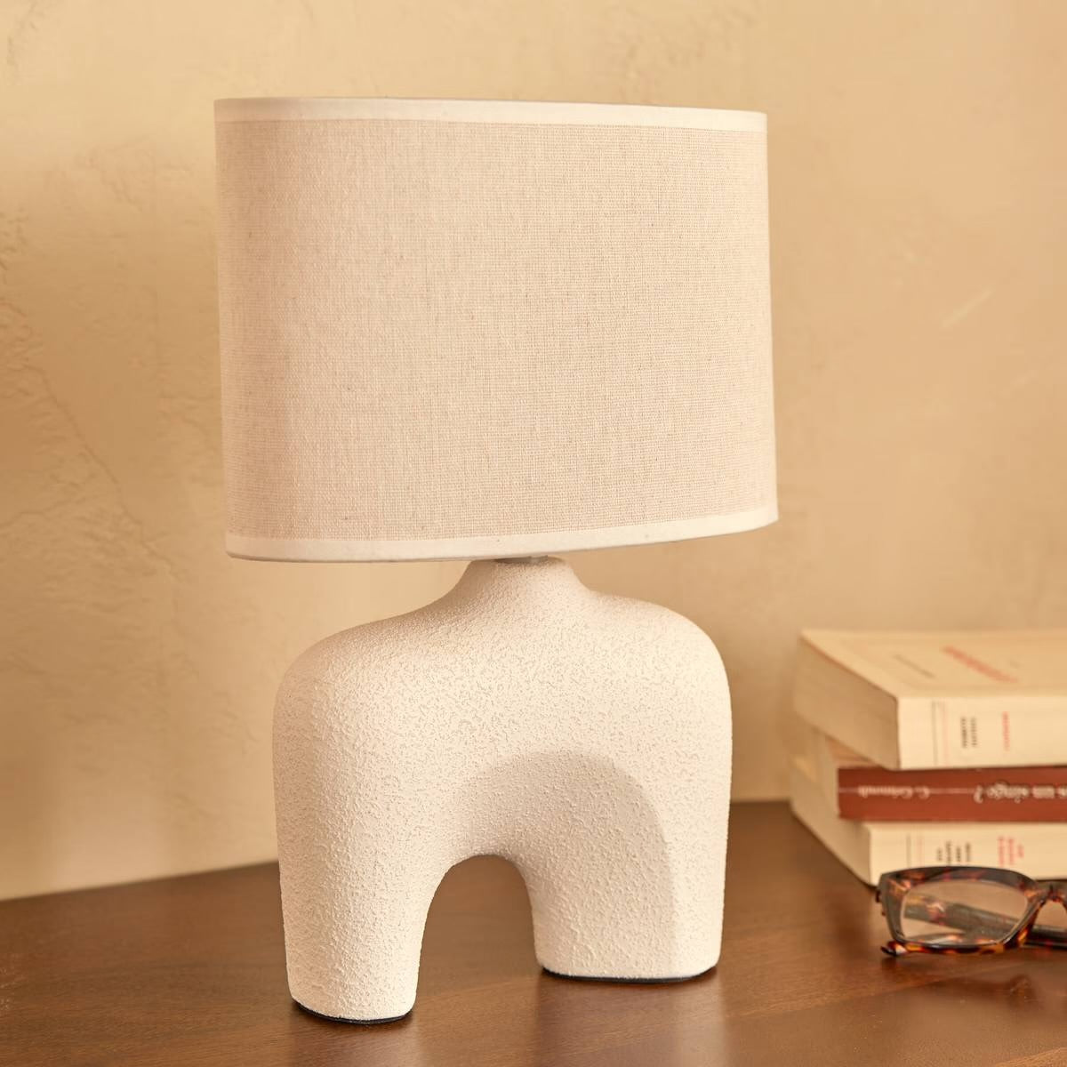 Lampe à poser Gaby blanche H31,5 cm