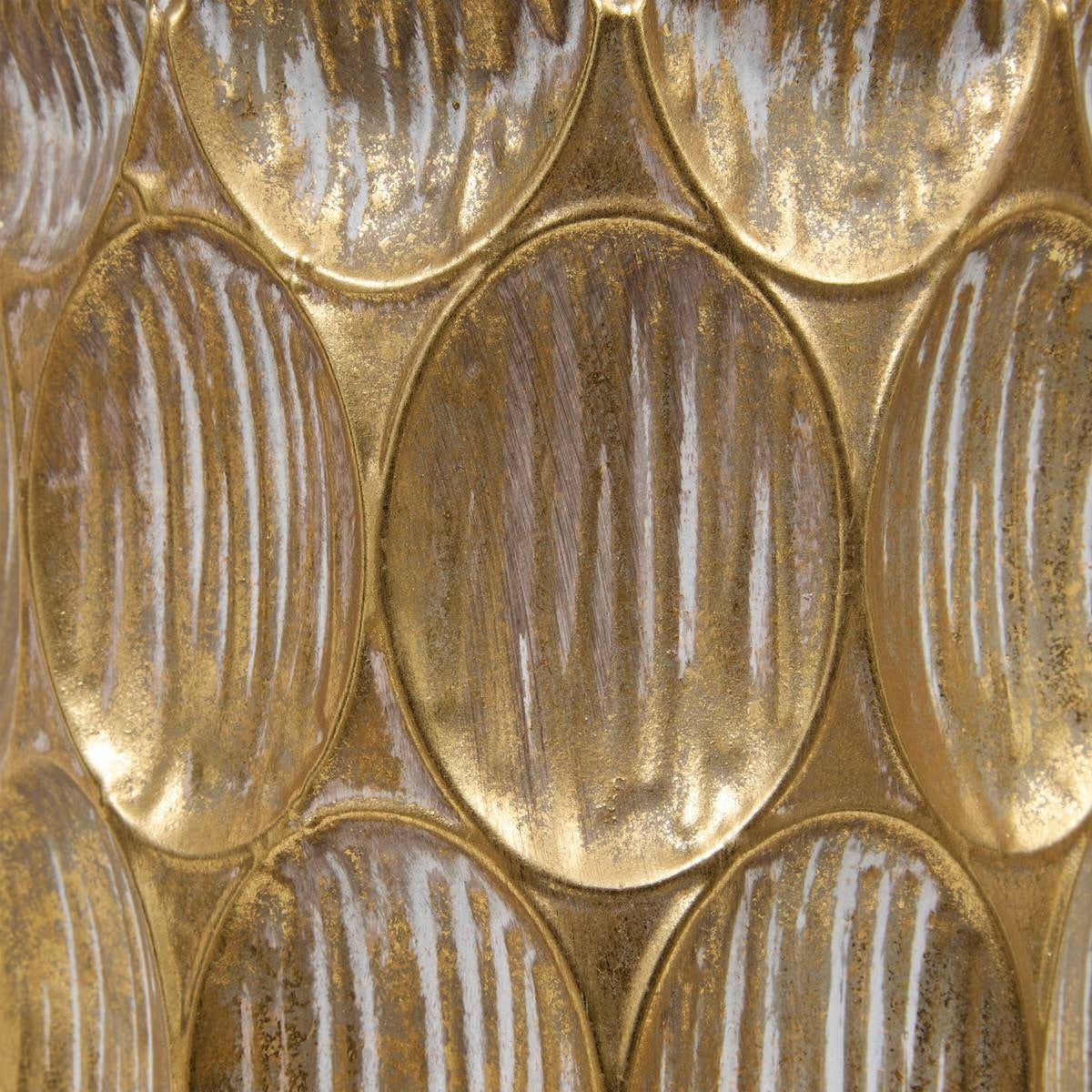 Vase Alvéole Doré 60 cm