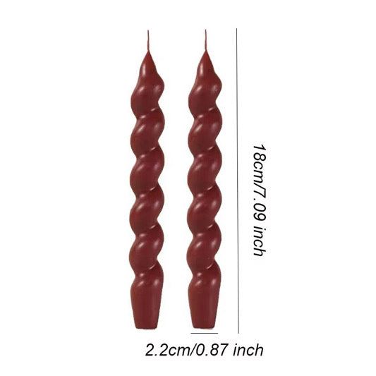 Duo Bougies Spirales - Twist Chic