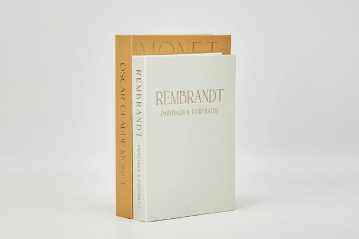 Duo boîtes livres décoratives