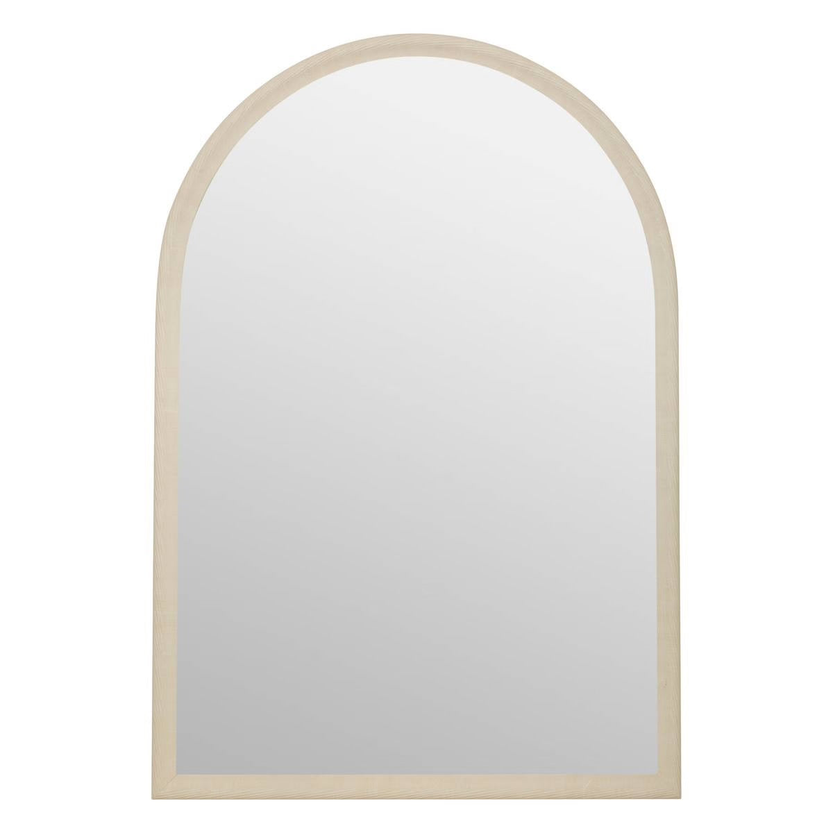 Miroir arche Calypso 96x66 cm – Gris perle