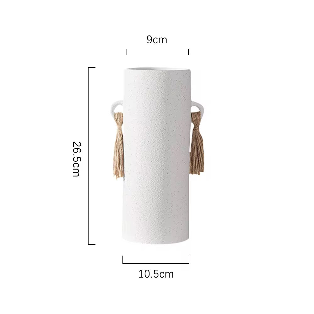 Vases Sculpturaux Blancs - Collection Wabi Sabi