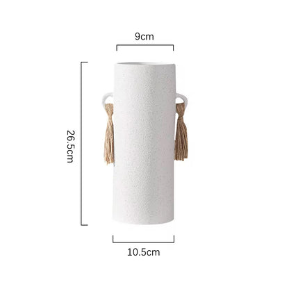 Vases Sculpturaux Blancs - Collection Wabi Sabi