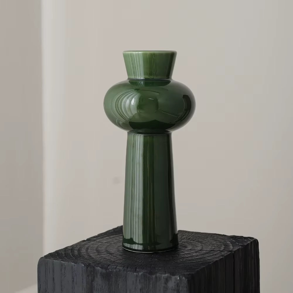 Vase Verre Silhouette Totem