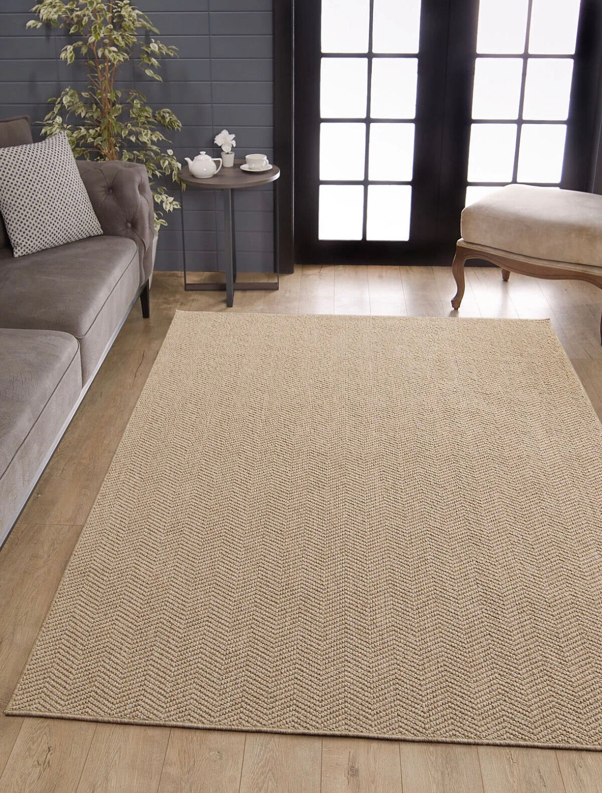 Tapis Tressé Jute 160x230 cm