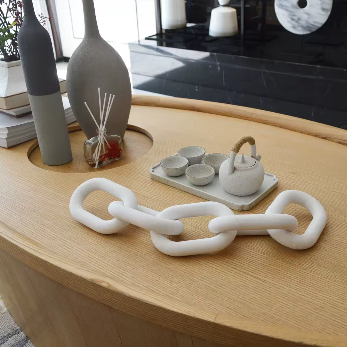 Chaîne décorative en bois