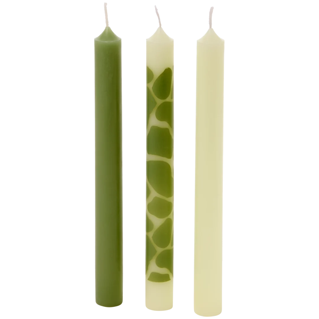 Trio bougies - Collection Savanna
