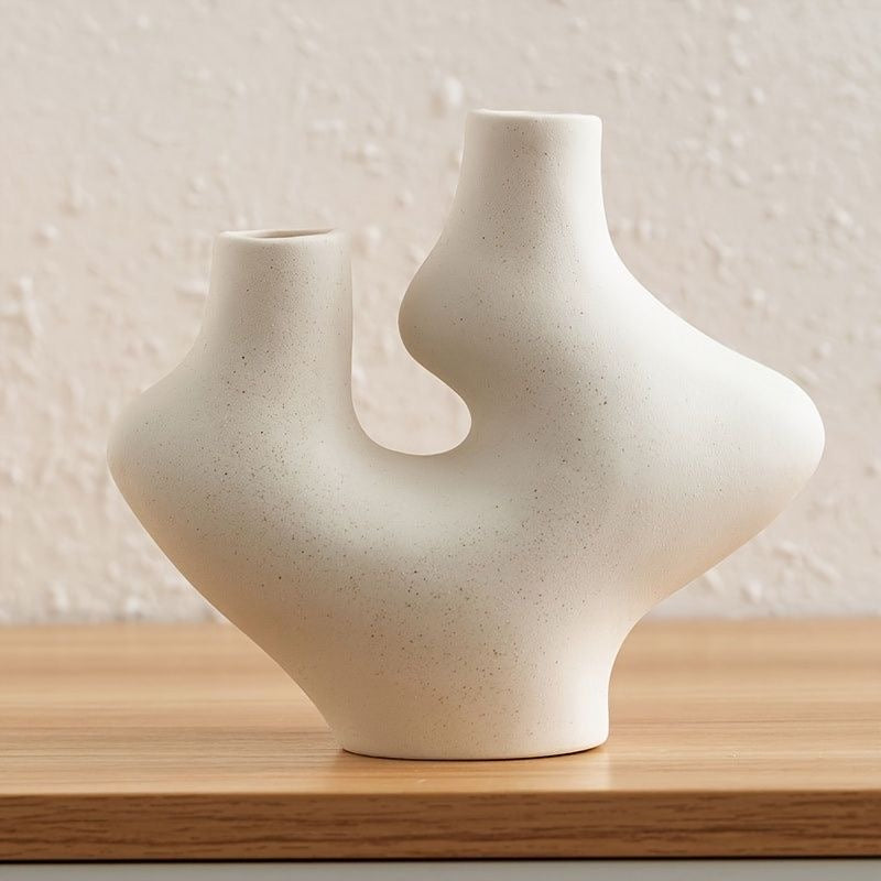 Vase design à deux ouvertures
