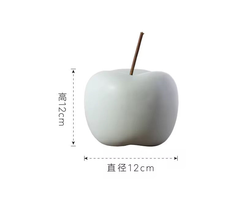 Pommes décoratives en céramique mate