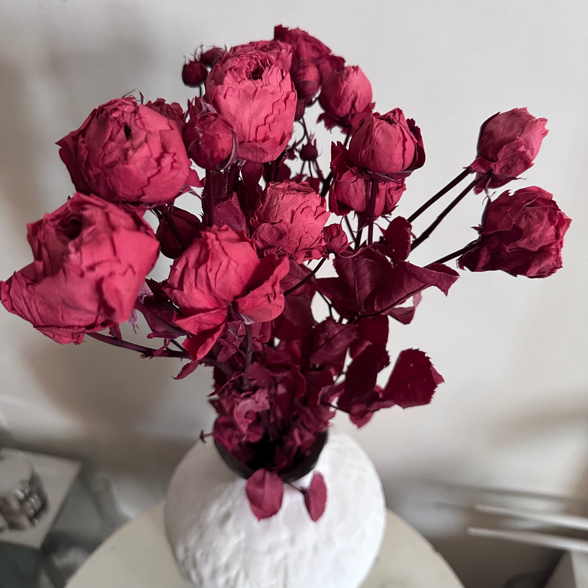 Bouquet de Roses Anglaises Séchées