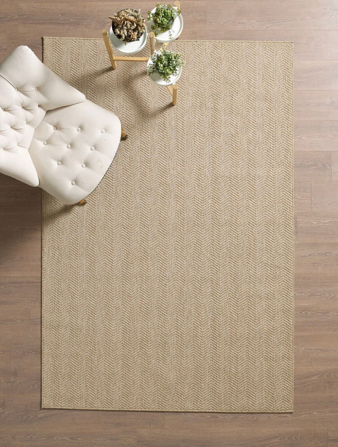 Tapis Tressé Jute 160x230 cm