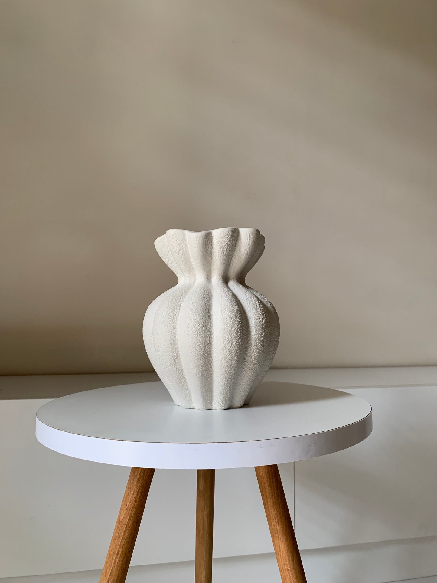 Vase bouquet texturé