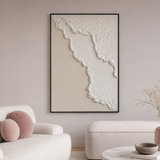 Tableau abstrait texturé 60 x 90 cm