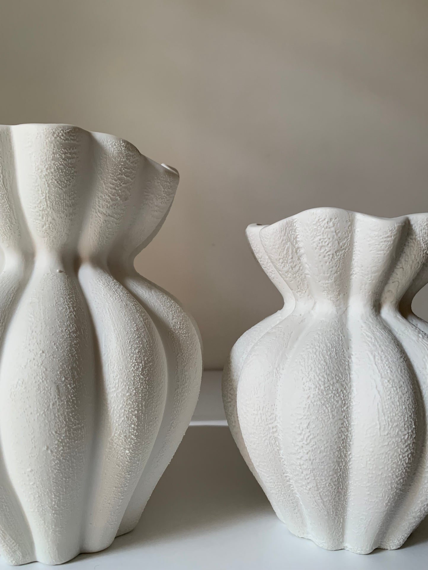 Vase bouquet texturé