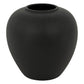 Vase céramique boule Rily noir