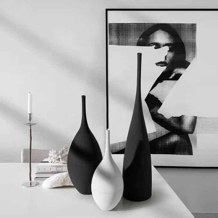 Vases silhouettes brossés
