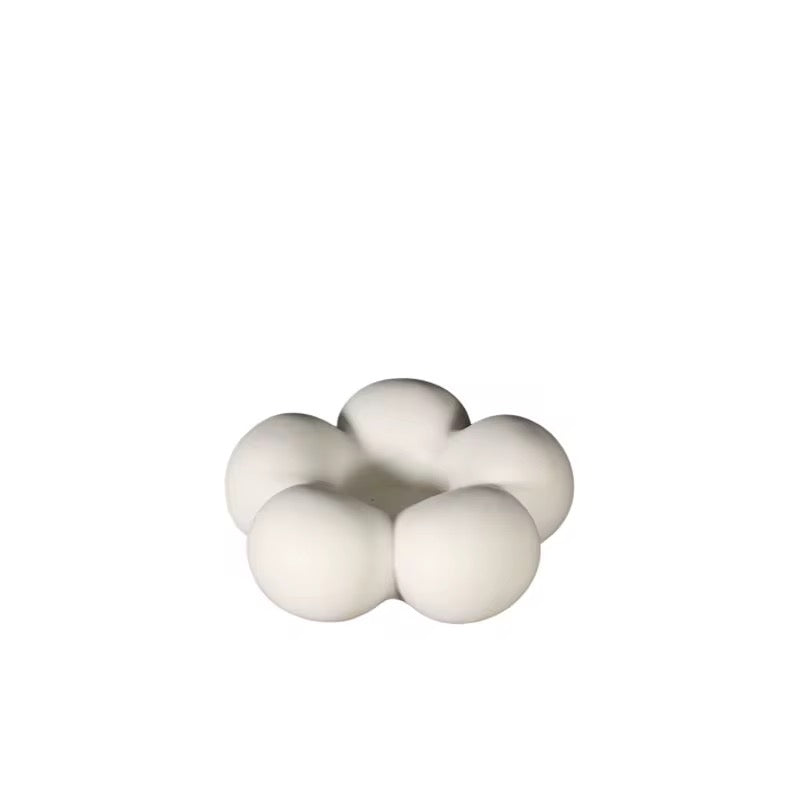 Bougeoir fleur nuage