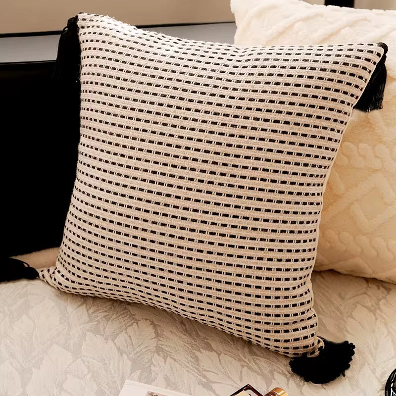 Coussins collection Noir & Ivoire