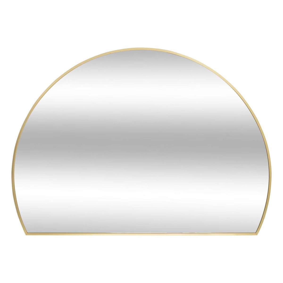 Miroir métal ALICE - 90 x 65 cm - Noir ou Doré