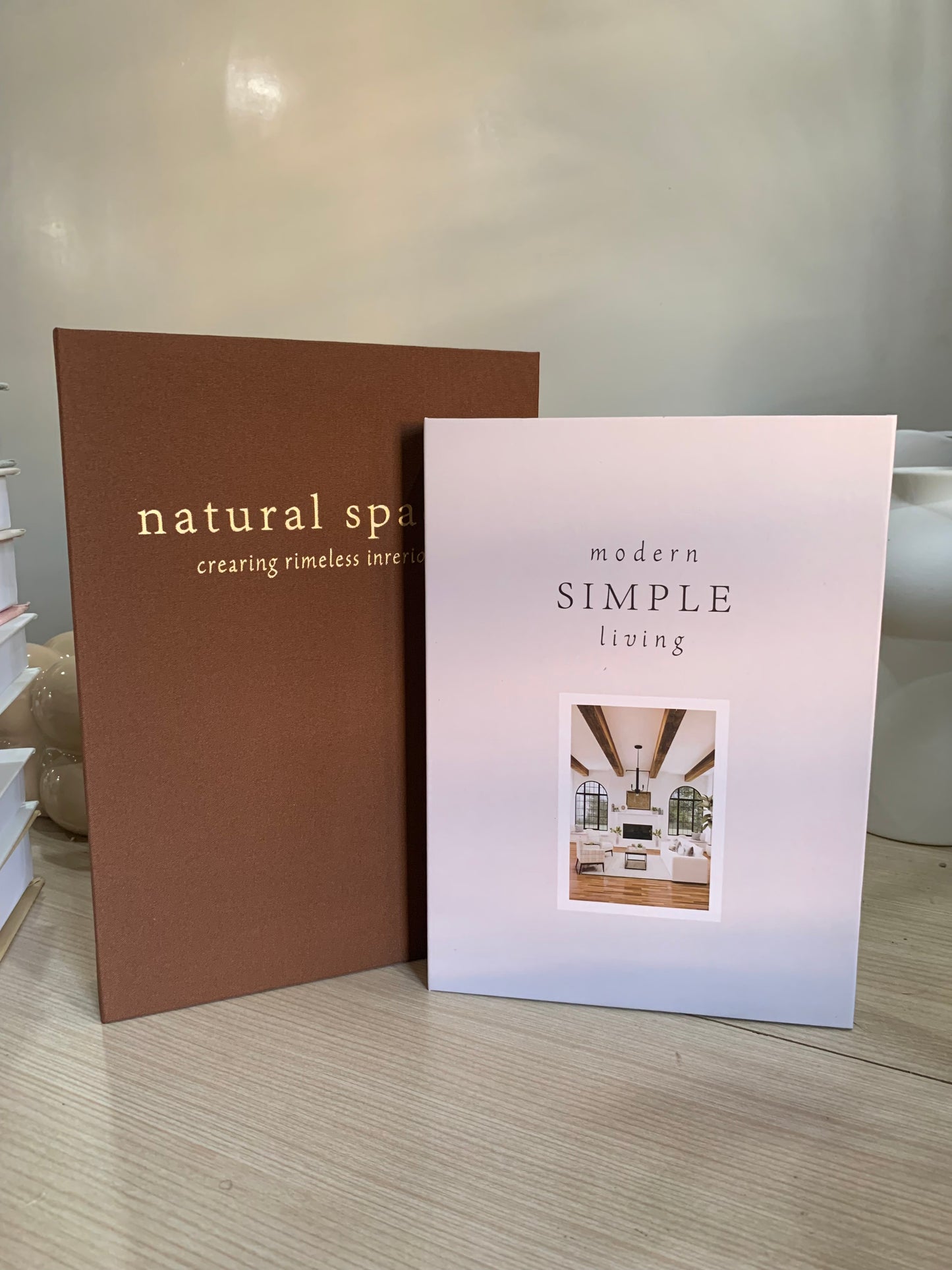 Duo boîtes livres décoratives