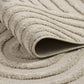 Tapis texturé beige – 140x200 cm