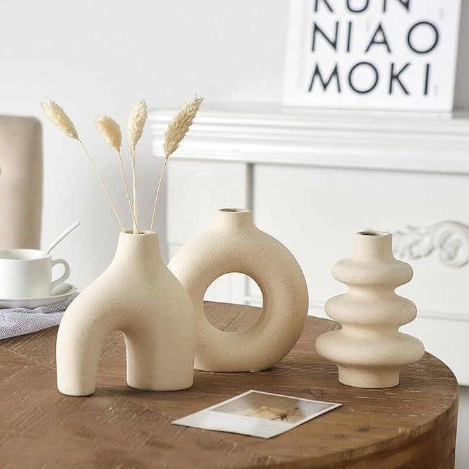 Trio vases boho chic