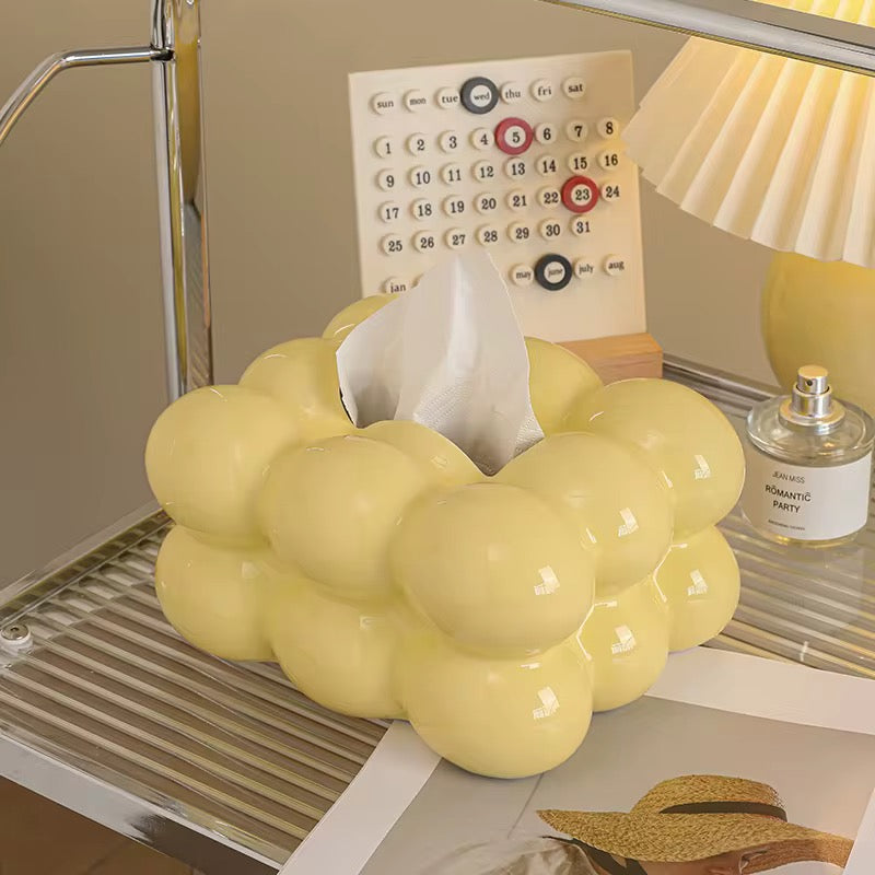 Distributeur de mouchoir bulle