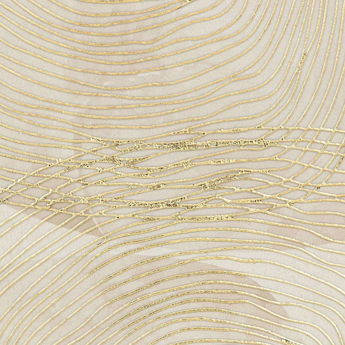 Toile imprimée Elin 50x70 cm - Doré