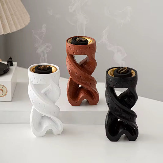 Brûleur d’encens torsadé