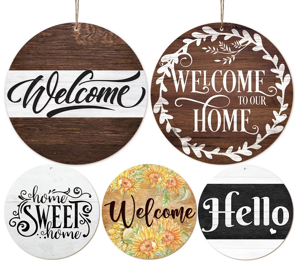 Plaque en bois