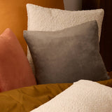 Coussin flanelle uni 38x38 cm