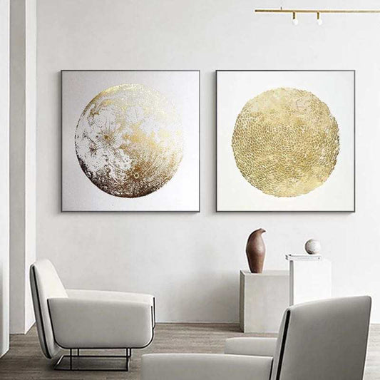Duo tableaux globes