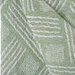 Plaid jacquard vert multi-usages 180 x 220 cm