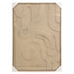 Tableau mural 3D Azra - 50x70 cm - Beige moyen