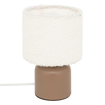 Lampe cylindre Bona bouclette H22