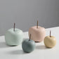 Pommes décoratives en céramique mate