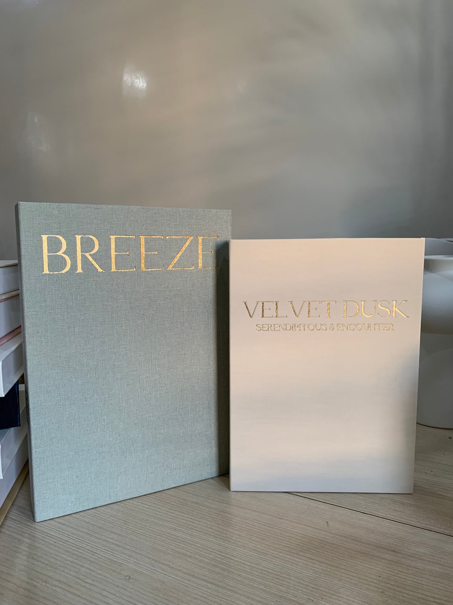 Duo boîtes livres décoratives