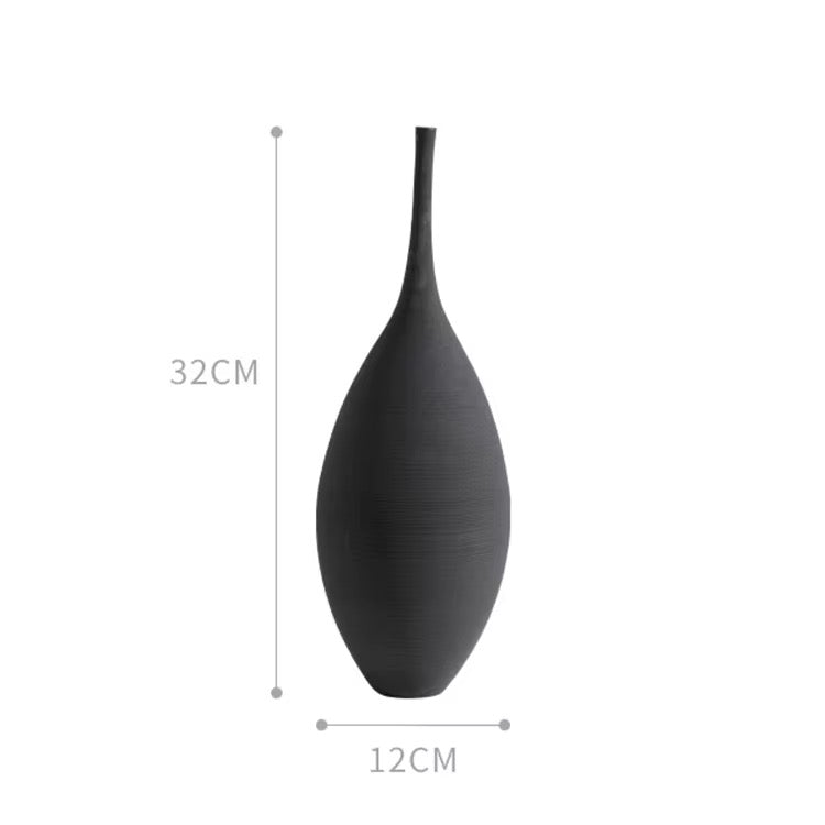 Vases silhouettes brossés