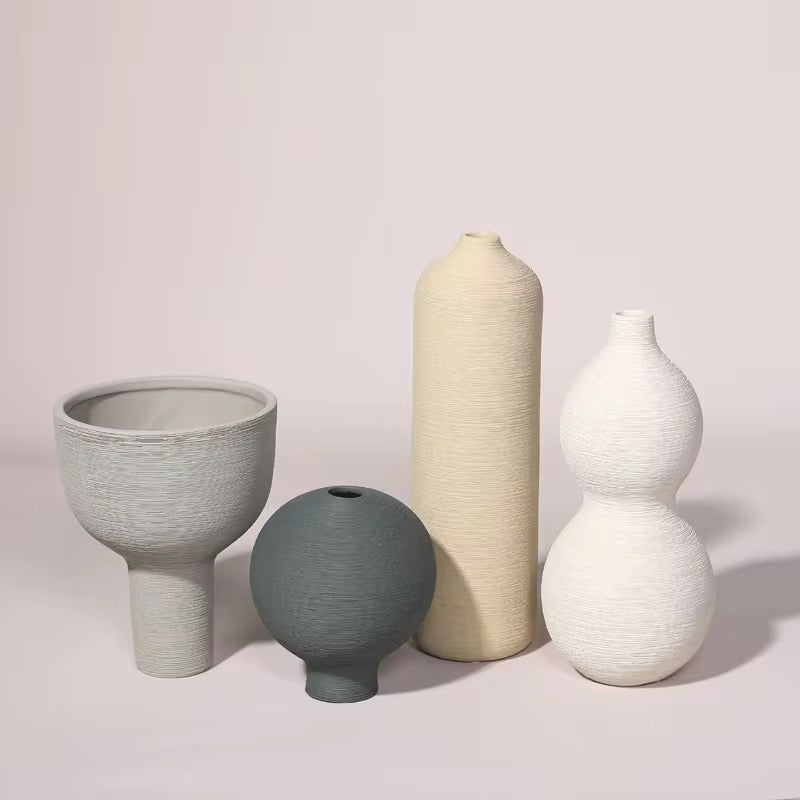 Vases brossés Lino