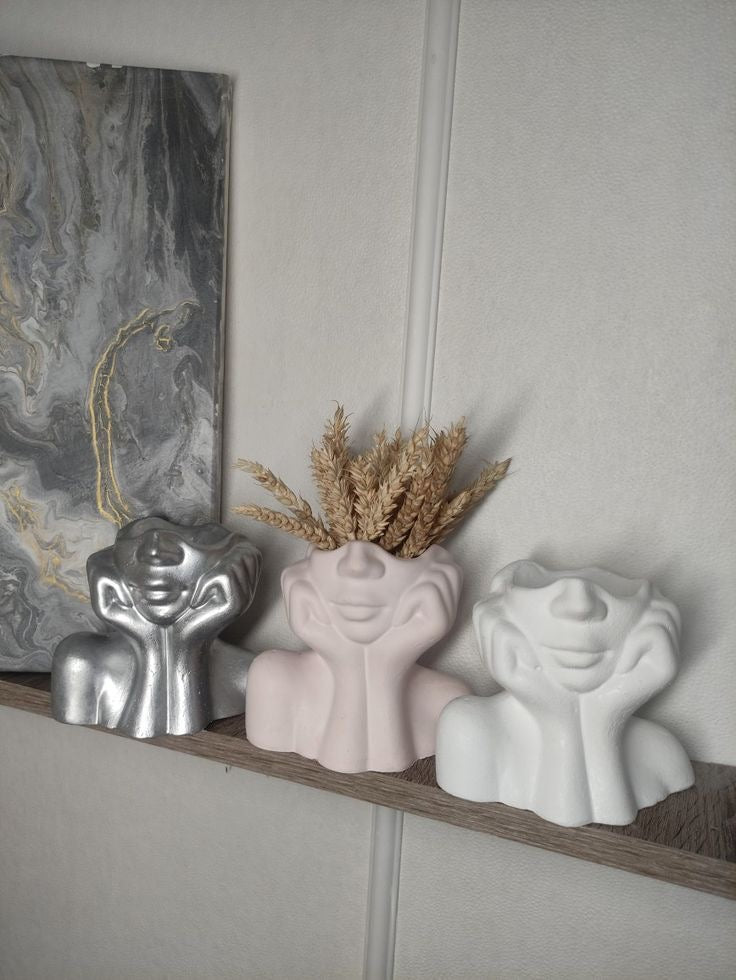 Vase demi visage PM