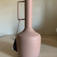 Vase acier à poignée rectangulaire - gris pastel ou rose nude