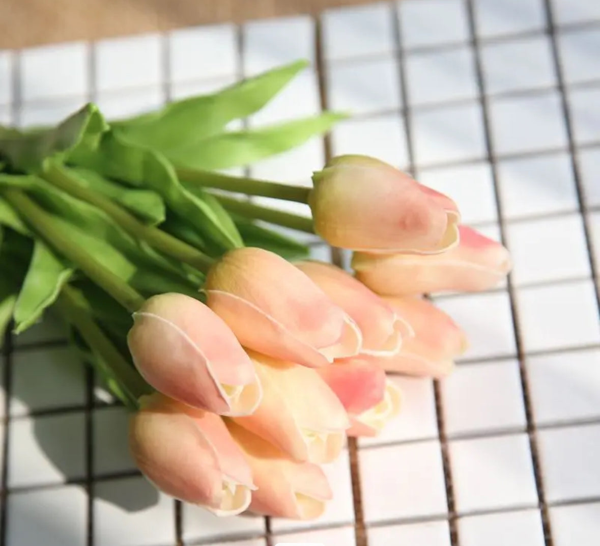 Fleurs de tulipes artificielles 10pcs
