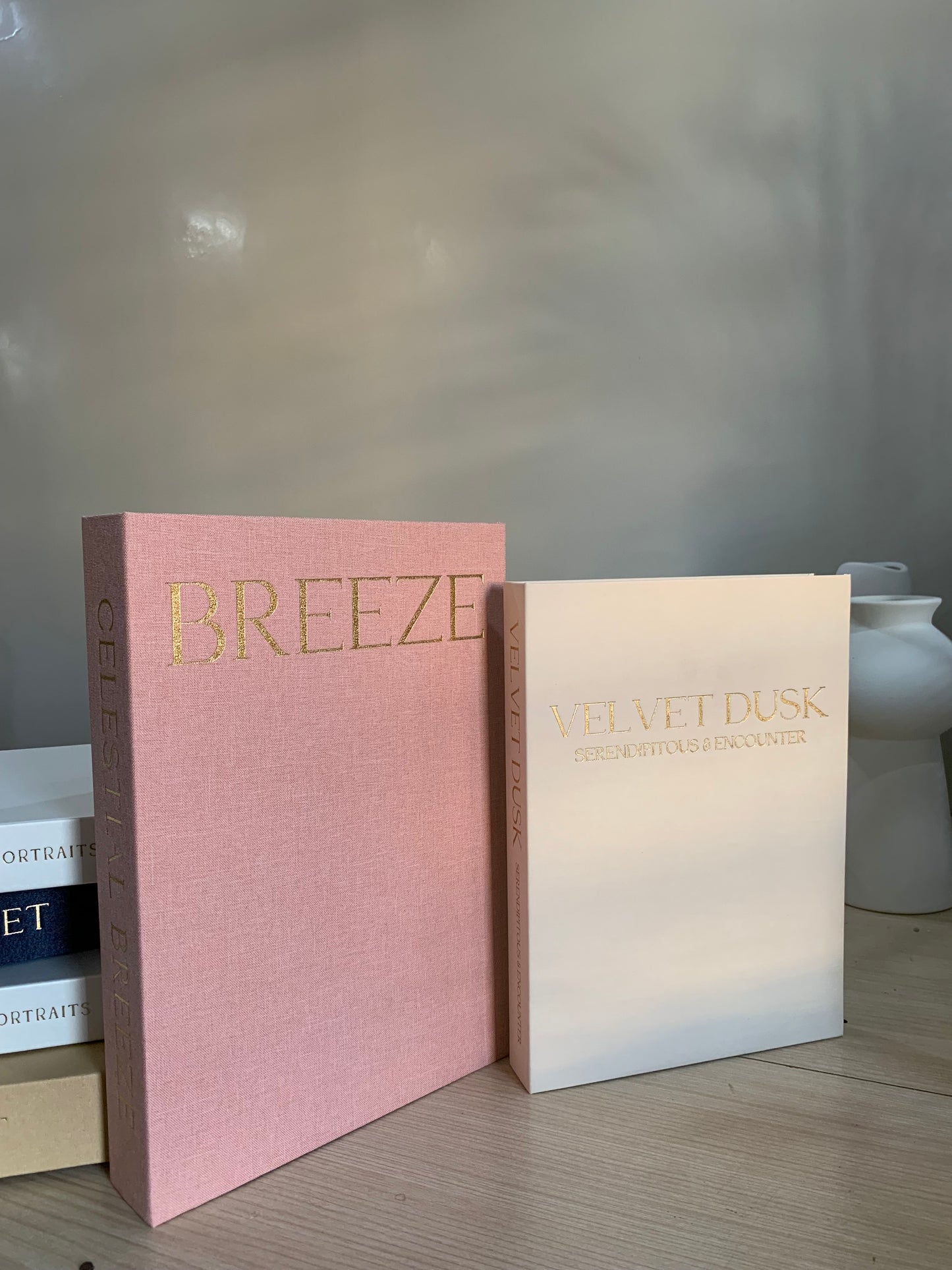 Duo boîtes livres décoratives