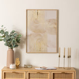 Toile imprimée Elin 50x70 cm - Doré